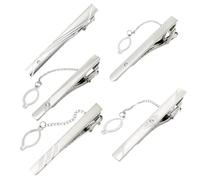 5 Piezas Pasador de Corbata Clip, para hombre, Hombre Clip Corbata,Pasadores de Corbata para Negocio, Clip de Corbata Clásicos, para Reunión de Negocios de Boda, Mejor Regalo para Esposo y Padre