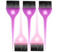 5 Piezas Peine de Peluquería para Teñir el Cabello, Práctico, PP | Uso Doméstico y Profesional, Aplica Tinte y Mascarilla, Mezcla Color, Secado Rápido, Estilo Práctico Color Aleatorio