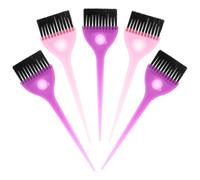 5 Piezas Peine para Teñir el Cabello PP Reutilizable | Aplicación Limpia de Tinte y Mascarilla Capilar, Uso Profesional, para Estilistas y Coloristas Color Aleatorio
