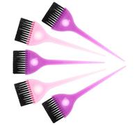 5 Piezas Peine para Teñir el Cabello Profesional PP | Aplica Crema Colorante y Mascarilla Capilar, Mezcla Uniforme, Secado Rápido, Uso Doméstico Color Aleatorio