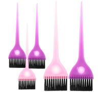 5 Piezas Peine Profesional para Teñir el Cabello, Pp, Colorido | Uso Doméstico y Salón, para Aplicar Mascarilla y Crema Colorante, Mezcla Rápida, Estilista Profesional Color Aleatorio