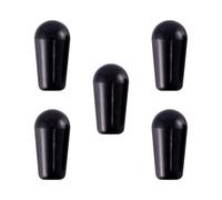 5 Piezas Perilla de Palanca para Guitarra, Tapa Negra de Plástico | Resistente al Aceite y Lavable, Mejora el Agarre, Evita Deslizamientos, Uso en Automóvil y Hogar