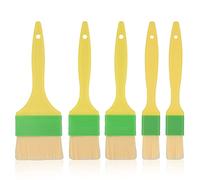 5 Piezas Pinceles de Repostería, Multifuncional Cepillo Alimentos para Aceite Mantequilla Salsa Huevo Líquido Cepillo para Aceite de Cocina Basting Brush Cepillo para Barbacoa Cocina Accesorios