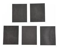 5 piezas, placa de grafito, placa rectangular de electrodos de grafito puro del 99,99%, placa de electrolisis de electrodo de placa, ancho 50 mm, longitud 50 mm, grosor 2 mm