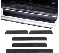 5 Piezas Protección Del Umbral de Protección Puerta para MG HS MK2 2024 2025 2026, Estribos Fibra Carbono Puerta Bordes Puertas Autom Protectores