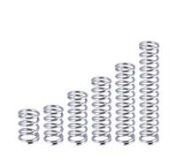 5 Piezas Resortes De Compresión Acero Inoxidable 304 0.9 mm Diámetro del cable 12 mm OD 60 mm Longitud libre