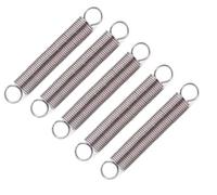 5 Piezas Resortes De Extensión Con Gancho Muelle, Longitud Libre 30mm, Diámetro Del Cable 0,4mm, Diámetro Exterior 4mm