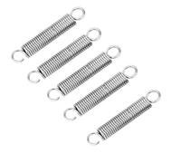 5 Piezas Resortes De Extensión Con Gancho Muelle, Longitud Libre 45mm, Diámetro Del Cable 0,6mm, Diámetro Exterior 8mm