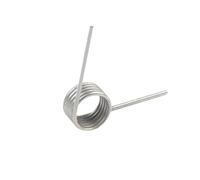 5 piezas resortes de torsión de acero inoxidable, diámetro del alambre 1.6mm, OD 10mm, dirección en espiral izquierda/derecha, número de vueltas 1/2/3/4/5, ángulo 45/60/90/120/180/270°, Longitud 60mm