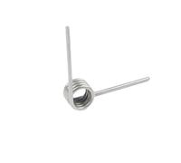 5 piezas resortes de torsión de acero inoxidable, diámetro del alambre 2mm, OD 18mm, dirección en espiral izquierda/derecha, número de vueltas 1/2/3/4/5, ángulo 45/60/90/120/180/270°, Longitud 60mm