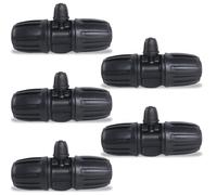 5 piezas riego, manguera de riego por goteo riego goteo, apta para mangueras de riego y conectores de microirrigación.