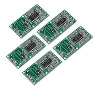 5 Piezas Sensor de Distector de Movimiento -Ondas RCWL-0516 Interruptor de Tarjeta Módulo para