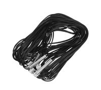 5 Piezas Sensor de Temperatura Ntc 10k 1% para Refrigeración | Sonda de 2 Metros, Metal Negro, Control Preciso y Estabilidad Prolongada, para Sistemas de Frío