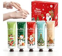 5 Piezas Set de Cremas de Manos Navidad,Set de Cremas Mujer Regalo | Crema de Manos Regalo,Nutre,Hidrata,Regalos para Navidad y Acción de Gracias, Regalo para Mujer, Madre y Pareja
