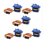 5 Piezas SG90 Micro Servo Motor Mini Servo SG90 9g Kit Servo Compatible con Helicóptero RC Avión Coche Barco Robot