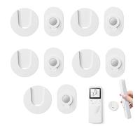 5 Piezas Soportes Magnéticos para Control De Pared, Soporte para Mando A Distancia Autoadhesivo, Universal Remoto de Pared Sin Perforación Soporte para TV, Enchufes