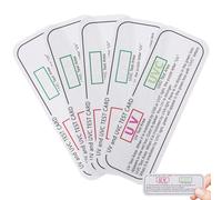 5 Piezas Tarjetas de Prueba Uvc UVA de Papel para Exámenes | Luz Ultravioleta, Cambio de Color Indicador, Control de Calibración, Medición Precisa, Fácil de Llevar