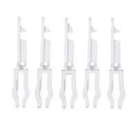 5 Piezas Teclas de Restablecimiento Premium para Activación Eficiente en Crisis Diseño Fácil de Usar Botón de Interruptores Botón de Exigencia Negro Resistente Restablecimientos Blancos de Fácil