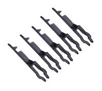 5 Piezas Teclas de Restablecimiento Premium para Activación Eficiente en Crisis Diseño Fácil de Usar Botón de Interruptores Botón de Exigencia Negro Resistente Restablecimientos Blancos de Fácil