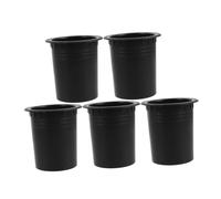 5 Piezas Tubo de Puerto Bass Reflex para Altavoces, Apertura 70 Mm | Longitud 88mm, Plástico Negro, para Cajas Compactas y Salas de Ensayo, Uso en Equipos de Sonido Domésticos