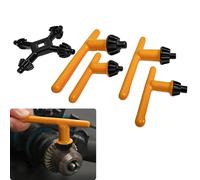 5 Piezas Universal Llaves de Mandril, Llave de Portabrocas de Repuesto, Llaves de Portabrocas para Taladro Eléctrico (6mm,10mm, 13mm, 16mm)