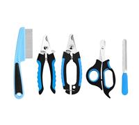 5 Piezas Universal Para Perros y Gatos Lima Uñas,Cortauñas Perro Con Escudo de Seguridad Cortauñas GatoCorta Uñas Para Perro,Tijeras Gatos Uñas,Kit Para el Cuidado de las Patas de tu Mascota en Casa