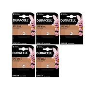 5 pilas Duracell 371/370 SR920 con óxido de plata (5 blísters de 1 batería), 5 pilas