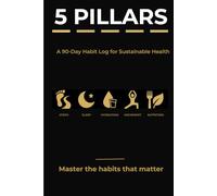 5 Pillars: A 90-Day Habit Log for Sustainable Health