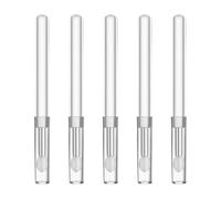 5 pinceles de labios de silicona con mango ergonómico, aplicadores de bálsamo labial, perfectos para maquillaje diario y para retoques de viaje, cepillo de viaje