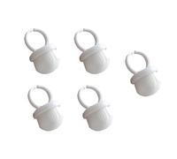 5 pinceles para uñas con forma de anillo, cepillo para polvo de uñas, pinceles de acrílico, herramienta de uñas
