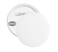 5 pines de botón personalizados para fotos, color blanco, logotipo de bricolaje, texto, imagen, pinback para mochilas, sombreros, regalos personalizables, 1.2 pulgadas, 1.8 pulgadas, 2.3 pulgadas