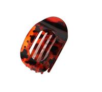 5 pinzas ovaladas mate para el cabello, pinzas grandes de tiburón y pico de pato para un peinado profesional (B)