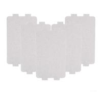 5 placas de mica para horno microondas de 117 x 64 mm, hoja de aislamiento térmico de lámina de mica plateada, cubierta de guía de ondas, pieza de repuesto compatible con la mayoría de