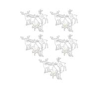 5 plantillas troqueladas de acero al carbono para hacer tarjetas, álbumes de recortes, álbumes de fotos, troqueles de corte en relieve, cortador de acero