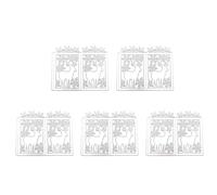 5 plantillas troqueladas de acero al carbono para hacer tarjetas, álbumes de recortes, álbumes de fotos, troqueles de corte en relieve