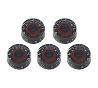 5 pomos de guitarra Yootones de 6 mm, control de tono de volumen, pomos de sombrero superior compatibles con guitarra eléctrica estilo Les Paul, LP, SG