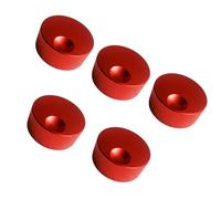 5 pomos de música de aleación de aluminio de 32 x 13 mm, pomos de control de volumen para volúmenes suaves, perilla de acabado mate