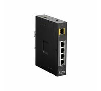 Switch D-Link DIS-100G-5PSW 5 Puertos/ RJ-45 Gigabit 10/100/1000 PoE SFP