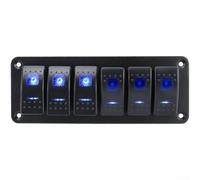5 posiciones para panel de interruptor de palanca de 23 cm de ancho, 12 V