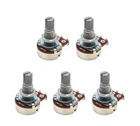 5 potenciómetros de guitarra de 25 K A/B de 18 mm, volúmenes de repuesto, potes de guitarra eléctrica, control de guitarras eléctricas