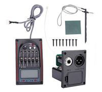 5 Preamplificador de Banda EQ LC-5 Igualada Sintonizador Piezo Pickup para Acústica Guitarras