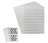 5 Prophila Lighthouse Double Sided Stockbook Pages 9 strips white cardboard
