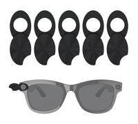 5 Protectores de luz para Gafas Inteligentes, Accesorios para Ray-Ban Meta Traveler Skyler Headline, Negro, Bloqueador de luz LED Giratorio, Ideal para Ocultar la Lente