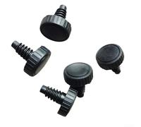 5 protectores de tope de taco de billar de plástico para Peradon y Master para CUES, 19,2 mm de diámetro, protectores de juntas negras con dientes redondos o cúspides para almacenamiento resistente al