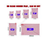 (5 pulgadas 110x62MM) 2 piezas/lote HD Clear Soft Tablet PC protector de pantalla para universal 5 6 7 8 9 10