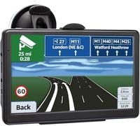 5 Pulgadas GPS Coche,Navegador GPS Coche,GPS Camiones Profesional,Actualizaciones de Mapas de Europa para Toda la Vida,para Camiones y Coches，Alertas de Velocidad y POI con Guía por Voz