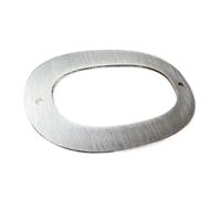 5 pulgadas. Número de casa acero inoxidable 0 a 9, placas puerta Metal flotantes for exteriores, señales dirección, números Exterior gran tamaño 127mm(Number 0)