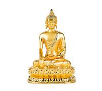 5 Pulgadas Sakyamuni Buda Estatua tibetana tántrica tántrica Budismo Escultura Oro sakyamuni Figura consagrada con Adorno Budista Muebles para el hogar colección de Arte de decoración de decoración