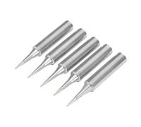 5 puntas de hierro eléctrico 900M-T núcleo de cobre puro adecuado para trabajos de soldadura de paso fino 200-480C plata (900M-T-I)