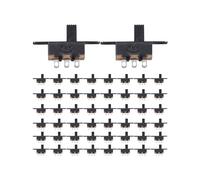 5 pzs / 2 posiciones 1P2T SPDT Interruptor deslizante de panel Terminal de soldadura SS12F1-G3